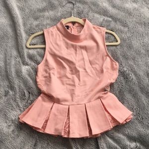 NWT bebe Peplum Top